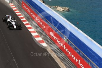 World © Octane Photographic Ltd. Formula 1 – Monaco GP - Practice 2. Williams Martini Racing FW41 – Lance Stroll. Monte-Carlo. Thursday 24th May 2018.