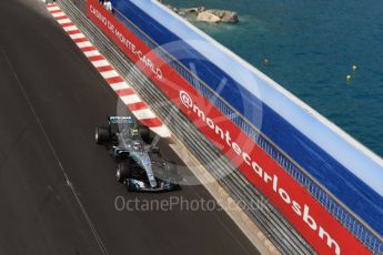 World © Octane Photographic Ltd. Formula 1 – Monaco GP - Practice 2. Mercedes AMG Petronas Motorsport AMG F1 W09 EQ Power+ - Valtteri Bottas. Monte-Carlo. Thursday 24th May 2018.