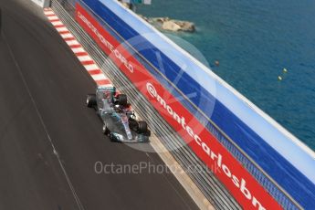 World © Octane Photographic Ltd. Formula 1 – Monaco GP - Practice 2. Mercedes AMG Petronas Motorsport AMG F1 W09 EQ Power+ - Lewis Hamilton. Monte-Carlo. Thursday 24th May 2018.