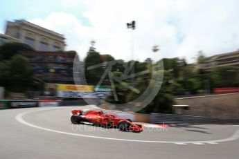 World © Octane Photographic Ltd. Formula 1 – Monaco GP - Practice 2. Scuderia Ferrari SF71-H – Kimi Raikkonen. Monte-Carlo. Thursday 24th May 2018.