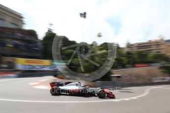 World © Octane Photographic Ltd. Formula 1 – Monaco GP - Practice 2. Haas F1 Team VF-18 – Kevin Magnussen. Monte-Carlo. Thursday 24th May 2018.