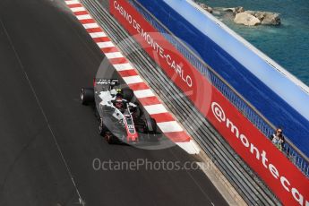 World © Octane Photographic Ltd. Formula 1 – Monaco GP - Practice 2. Haas F1 Team VF-18 – Kevin Magnussen. Monte-Carlo. Thursday 24th May 2018.