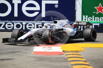 World © Octane Photographic Ltd. Formula 1 – Monaco GP - Qualifying. Williams Martini Racing FW41 – Lance Stroll. Monte-Carlo. Saturday 26th May 2018.