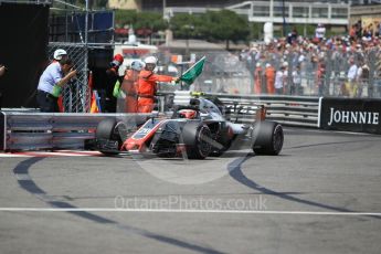 World © Octane Photographic Ltd. Formula 1 – Monaco GP - Qualifying. Haas F1 Team VF-18 – Kevin Magnussen. Monte-Carlo. Saturday 26th May 2018.