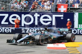 World © Octane Photographic Ltd. Formula 1 – Monaco GP - Qualifying. Mercedes AMG Petronas Motorsport AMG F1 W09 EQ Power+ - Lewis Hamilton. Monte-Carlo. Saturday 26th May 2018.