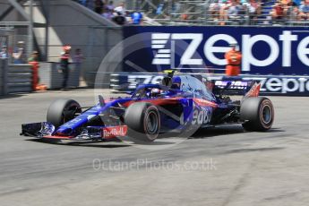 World © Octane Photographic Ltd. Formula 1 – Monaco GP - Qualifying. Scuderia Toro Rosso STR13 – Pierre Gasly. Monte-Carlo. Saturday 26th May 2018.