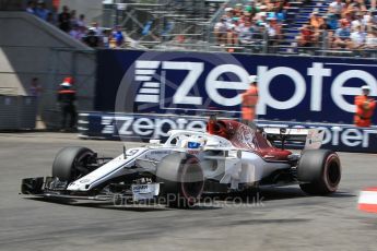 World © Octane Photographic Ltd. Formula 1 – Monaco GP - Qualifying. Alfa Romeo Sauber F1 Team C37 – Marcus Ericsson. Monte-Carlo. Saturday 26th May 2018.