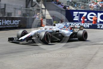 World © Octane Photographic Ltd. Formula 1 – Monaco GP - Qualifying. Williams Martini Racing FW41 – Sergey Sirotkin. Monte-Carlo. Saturday 26th May 2018.