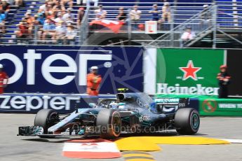 World © Octane Photographic Ltd. Formula 1 – Monaco GP - Qualifying. Mercedes AMG Petronas Motorsport AMG F1 W09 EQ Power+ - Valtteri Bottas. Monte-Carlo. Saturday 26th May 2018.