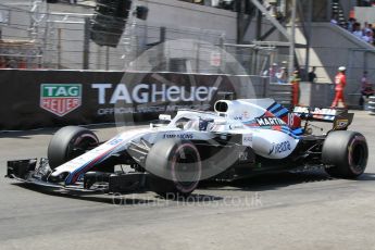 World © Octane Photographic Ltd. Formula 1 – Monaco GP - Qualifying. Williams Martini Racing FW41 – Lance Stroll. Monte-Carlo. Saturday 26th May 2018.