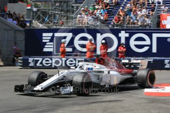 World © Octane Photographic Ltd. Formula 1 – Monaco GP - Qualifying. Alfa Romeo Sauber F1 Team C37 – Marcus Ericsson. Monte-Carlo. Saturday 26th May 2018.