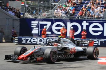 World © Octane Photographic Ltd. Formula 1 – Monaco GP - Qualifying. Haas F1 Team VF-18 – Kevin Magnussen. Monte-Carlo. Saturday 26th May 2018.