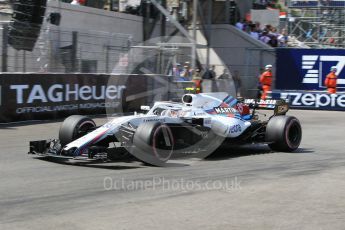 World © Octane Photographic Ltd. Formula 1 – Monaco GP - Qualifying. Williams Martini Racing FW41 – Sergey Sirotkin. Monte-Carlo. Saturday 26th May 2018.