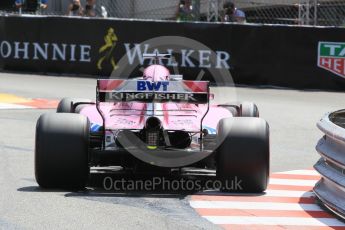 World © Octane Photographic Ltd. Formula 1 – Monaco GP - Qualifying. Sahara Force India VJM11 - Sergio Perez. Monte-Carlo. Saturday 26th May 2018.