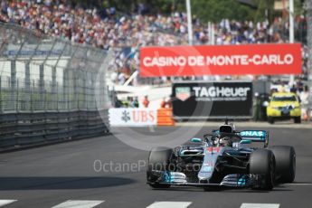 World © Octane Photographic Ltd. Formula 1 – Monaco GP - Qualifying. Mercedes AMG Petronas Motorsport AMG F1 W09 EQ Power+ - Lewis Hamilton. Monte-Carlo. Saturday 26th May 2018.