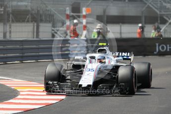 World © Octane Photographic Ltd. Formula 1 – Monaco GP - Qualifying. Williams Martini Racing FW41 – Sergey Sirotkin. Monte-Carlo. Saturday 26th May 2018.