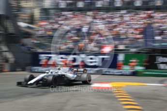 World © Octane Photographic Ltd. Formula 1 – Monaco GP - Qualifying. Williams Martini Racing FW41 – Sergey Sirotkin. Monte-Carlo. Saturday 26th May 2018.