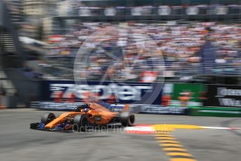 World © Octane Photographic Ltd. Formula 1 – Monaco GP - Qualifying. McLaren MCL33 – Fernando Alonso. Monte-Carlo. Saturday 26th May 2018.