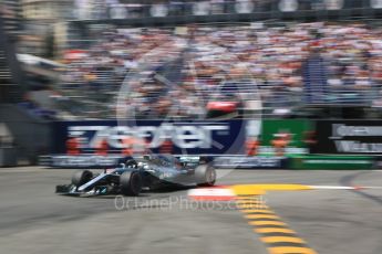 World © Octane Photographic Ltd. Formula 1 – Monaco GP - Qualifying. Mercedes AMG Petronas Motorsport AMG F1 W09 EQ Power+ - Lewis Hamilton. Monte-Carlo. Saturday 26th May 2018.