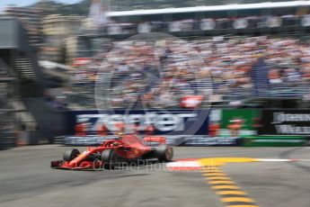 World © Octane Photographic Ltd. Formula 1 – Monaco GP - Qualifying. Scuderia Ferrari SF71-H – Kimi Raikkonen. Monte-Carlo. Saturday 26th May 2018.