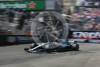 World © Octane Photographic Ltd. Formula 1 – Monaco GP - Qualifying. Mercedes AMG Petronas Motorsport AMG F1 W09 EQ Power+ - Valtteri Bottas. Monte-Carlo. Saturday 26th May 2018.