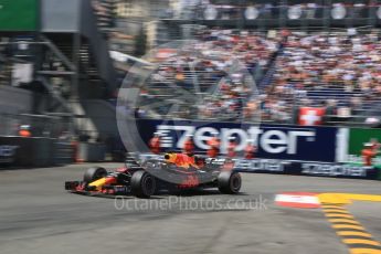 World © Octane Photographic Ltd. Formula 1 – Monaco GP - Qualifying. Aston Martin Red Bull Racing TAG Heuer RB14 – Daniel Ricciardo. Monte-Carlo. Saturday 26th May 2018.