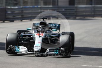 World © Octane Photographic Ltd. Formula 1 – Monaco GP - Qualifying. Mercedes AMG Petronas Motorsport AMG F1 W09 EQ Power+ - Lewis Hamilton. Monte-Carlo. Saturday 26th May 2018.