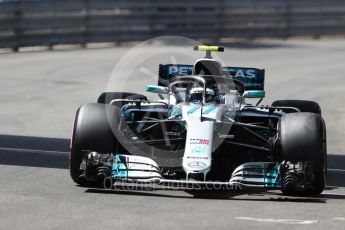 World © Octane Photographic Ltd. Formula 1 – Monaco GP - Qualifying. Mercedes AMG Petronas Motorsport AMG F1 W09 EQ Power+ - Valtteri Bottas. Monte-Carlo. Saturday 26th May 2018.