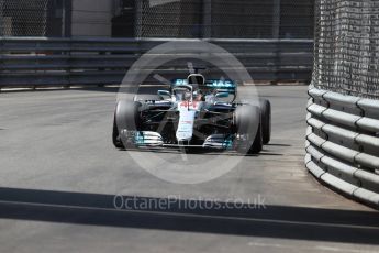 World © Octane Photographic Ltd. Formula 1 – Monaco GP - Qualifying. Mercedes AMG Petronas Motorsport AMG F1 W09 EQ Power+ - Lewis Hamilton. Monte-Carlo. Saturday 26th May 2018.