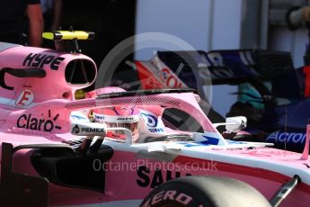 World © Octane Photographic Ltd. Formula 1 – Monaco GP - Qualifying. Sahara Force India VJM11 - Esteban Ocon. Monte-Carlo. Saturday 26th May 2018.