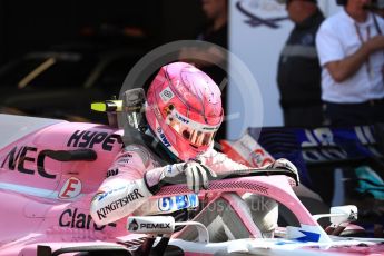 World © Octane Photographic Ltd. Formula 1 – Monaco GP - Qualifying. Sahara Force India VJM11 - Esteban Ocon. Monte-Carlo. Saturday 26th May 2018.