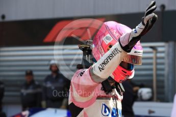 World © Octane Photographic Ltd. Formula 1 – Monaco GP - Qualifying. Sahara Force India VJM11 - Esteban Ocon. Monte-Carlo. Saturday 26th May 2018.