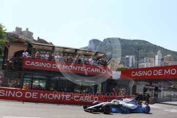 World © Octane Photographic Ltd. Formula 1 – Monaco GP - Qualifying. Williams Martini Racing FW41 – Lance Stroll. Monte-Carlo. Saturday 26th May 2018.