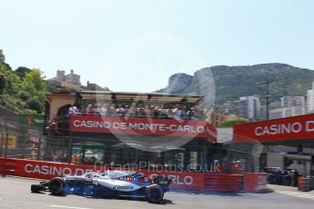 World © Octane Photographic Ltd. Formula 1 – Monaco GP - Qualifying. Williams Martini Racing FW41 – Lance Stroll. Monte-Carlo. Saturday 26th May 2018.