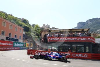World © Octane Photographic Ltd. Formula 1 – Monaco GP - Qualifying. Scuderia Toro Rosso STR13 – Pierre Gasly. Monte-Carlo. Saturday 26th May 2018.