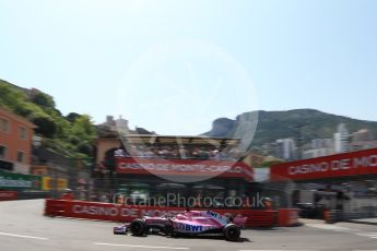 World © Octane Photographic Ltd. Formula 1 – Monaco GP - Qualifying. Sahara Force India VJM11 - Sergio Perez. Monte-Carlo. Saturday 26th May 2018.