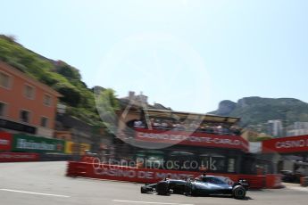 World © Octane Photographic Ltd. Formula 1 – Monaco GP - Qualifying. Mercedes AMG Petronas Motorsport AMG F1 W09 EQ Power+ - Lewis Hamilton. Monte-Carlo. Saturday 26th May 2018.
