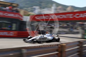 World © Octane Photographic Ltd. Formula 1 – Monaco GP - Qualifying. Williams Martini Racing FW41 – Lance Stroll. Monte-Carlo. Saturday 26th May 2018.