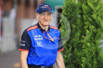 World © Octane Photographic Ltd. Formula 1 - Monaco GP - Paddock. Franz Tost – Team Principal of Scuderia Toro Rosso. Monte-Carlo. Sunday 27th May 2018.