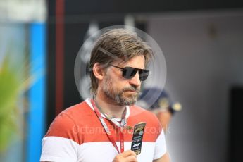World © Octane Photographic Ltd. Formula 1 – Monaco GP - Paddock. Game of Thrones star Nikolaj Coster-Waldau
(Jamie Lannister). Sunday 27th May 2018.
