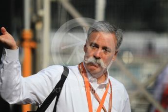 World © Octane Photographic Ltd. Formula 1 - Monaco GP - Paddock. Chase Carey - Chief Executive Officer of the Formula One Group. Monte-Carlo. Sunday 27th May 2018.