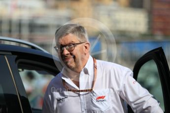 World © Octane Photographic Ltd. Formula 1 - Monaco GP - Paddock. Ross Brawn – Managing Director of Formula 1 for Liberty Media. Monte-Carlo. Sunday 27th May 2018.