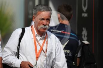 World © Octane Photographic Ltd. Formula 1 - Monaco GP - Paddock. Chase Carey - Chief Executive Officer of the Formula One Group. Monte-Carlo. Sunday 27th May 2018.