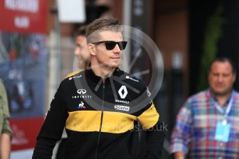 World © Octane Photographic Ltd. Formula 1 – Monaco GP - Paddock. Renault Sport F1 Team RS18 – Nico Hulkenberg. Monte-Carlo. Sunday 27th May 2018.