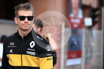 World © Octane Photographic Ltd. Formula 1 – Monaco GP - Paddock. Renault Sport F1 Team RS18 – Nico Hulkenberg. Monte-Carlo. Sunday 27th May 2018.