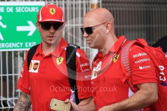 World © Octane Photographic Ltd. Formula 1 – Monaco GP - Paddock. Scuderia Ferrari SF71-H – Kimi Raikkonen. Monte-Carlo. Sunday 27th May 2018.