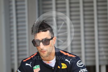 World © Octane Photographic Ltd. Formula 1 – Monaco GP - Paddock. Aston Martin Red Bull Racing TAG Heuer RB14 – Daniel Ricciardo. Monte-Carlo. Thursday 24th May 2018.