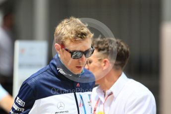 World © Octane Photographic Ltd. Formula 1 – Monaco GP - Paddock. Williams Martini Racing FW41 – Sergey Sirotkin. Monte-Carlo. Thursday 24th May 2018.