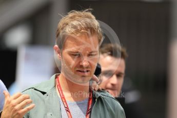 World © Octane Photographic Ltd. Formula 1 – Monaco GP - Paddock. Nico Rosberg. Monte-Carlo. Thursday 24th May 2018.