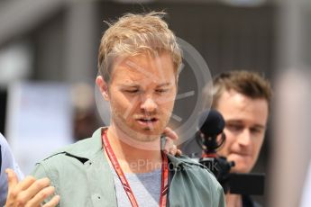 World © Octane Photographic Ltd. Formula 1 – Monaco GP - Paddock. Nico Rosberg. Monte-Carlo. Thursday 24th May 2018.